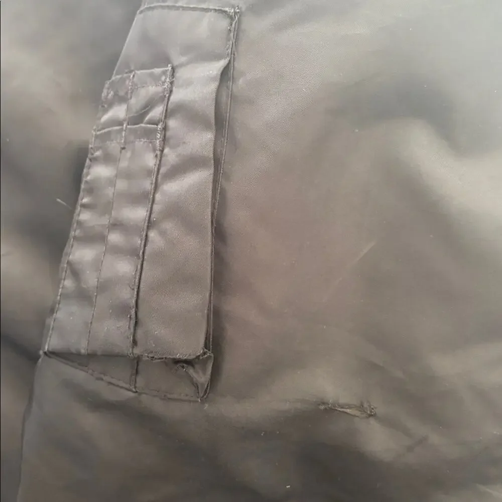 80s Arctic Pole Reversible Military Flight Bomber Jacket Size Large